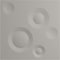 Ekena Millwork 19 5/8in. W x 19 5/8in. H Cole EnduraWall Decorative 3D Wall Panel Covers 2.67 Sq. Ft. WP20X20COGBW - alternate 5